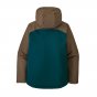 Back of the childrens everyday Patagonia eco-friendly insulated coats on a white background