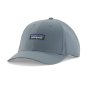 Patagonia plume grey adults adjustable airshed cap on a white background