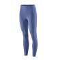 Patagonia womens maipo 7/8 tights in the current blue colour on a white background