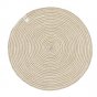 ReSpiin Spiral Jute Natural / White Tablemat