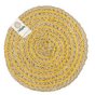 ReSpiin Spiral Jute Natural / Yellow Coaster