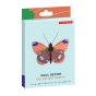 Packaging for the Studio roof slotting cardboard delias butterfly craft model on a white background