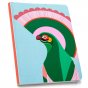 Studio Roof Paradise Bird Gili A5 Notebook on a white background