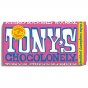 Tony's Chocolonely White Raspberry Popping Candy Chocolate 180g