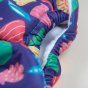Close up of the fluffy insides of the Totsbots mussel sea shell eco-friendly reusable swimming nappy