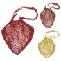 3 Turtle Bags long handled botanics reusable string bags on a white background