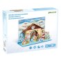 Back of the Walachia eco-friendly nativity building set box on a white background