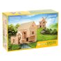 Walachia 122 piece wooden watermill construction kit box on a white background