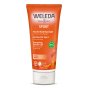 200ml bottle of Weleda natural arnica energising sports shower gel on a white background