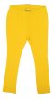 children leggings in a plain warm yellow organic cotton from DUNS