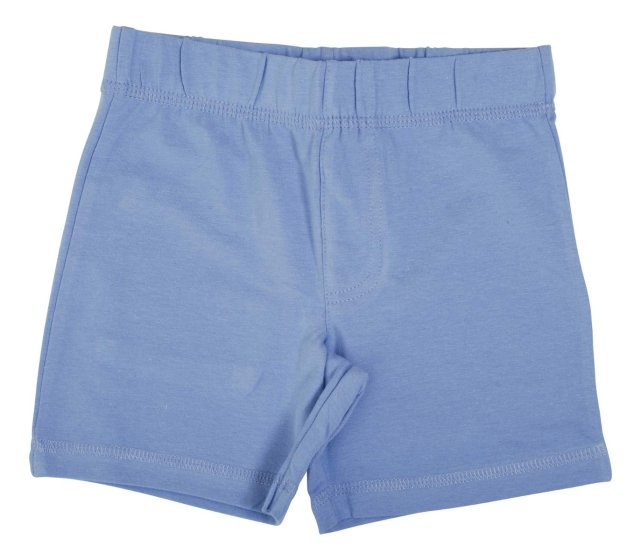 Children shorts in a plain light lavender organic cotton from DUNS