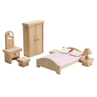 Wooden Mobile for Doll's Bed - wood/white, Toys