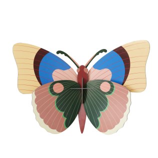 Papillon Studio Roof Fern Striped Butterfly - Déco Murale