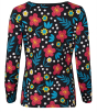 Frugi Organic cotton maternity bold floral long sleeve top