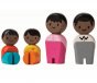 Plan Toys Black Skin, Black Hair Family PlanWorld 