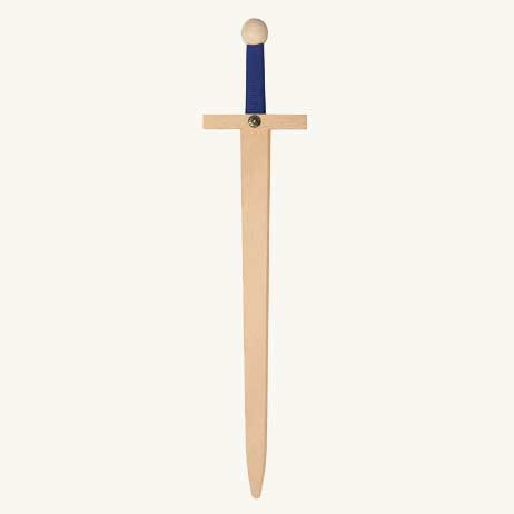 Vah Blue Lancelot Wooden Sword 60cm pictured on a plain background 