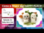 Stab-Along Needle Felted Baby Barn Owl - The Makerss HAPPY PLACE Live Stream