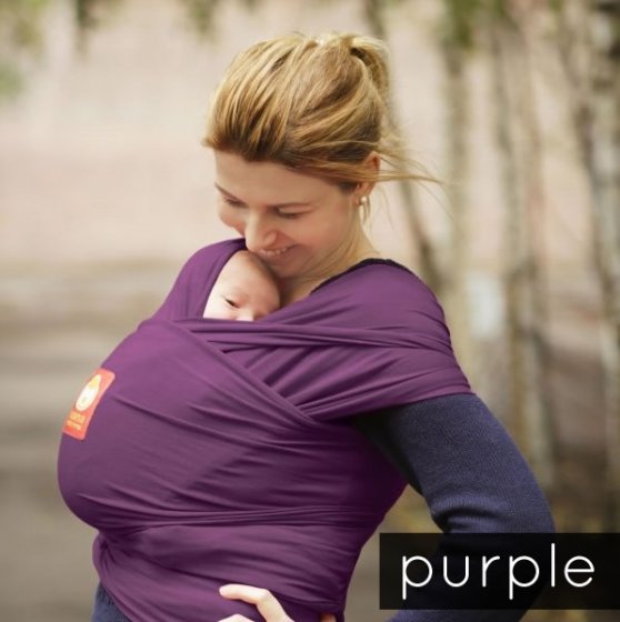 Hana Baby Wrap Organic - Regular-Purple
