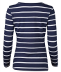 Frugi maternity long sleeve maternity navy and white stripe top