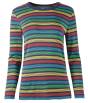 Frugi Adult Tobermory Rainbow Stripe Favourite Top