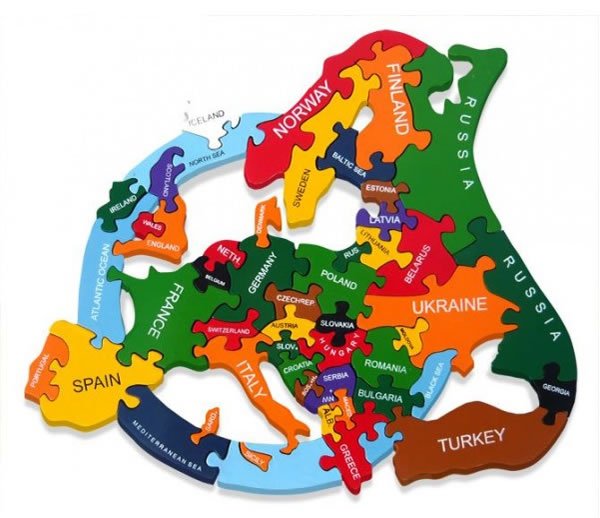 AlphabetJigsaws Europe Map