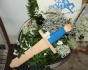The sword from the The shield from the Vah Albert Blue Mini Wooden Shield & Sword Set