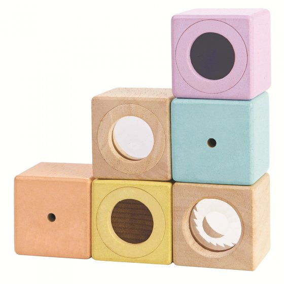 Plan Toys Pastel Sensory Blocks