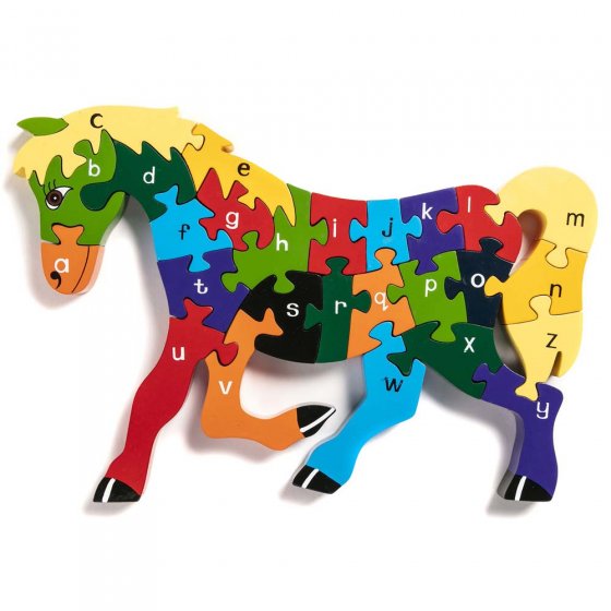 Alphabet Jigsaws Alphabet Horse
