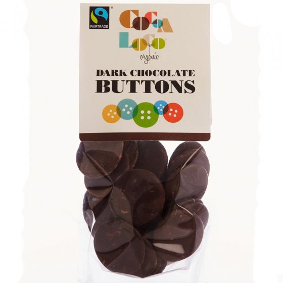 Cocoa Loco Dark Chocolate Buttons 100g