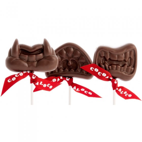 Cocoa Loco Milk Chocolate Mouth Lollies 34g