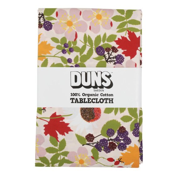 Duns Autumn Flowers Cotton Tablecloth 240 x 140