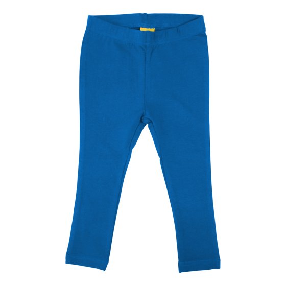 DUNS more than a fling directoire blue organic leggings on a white background
