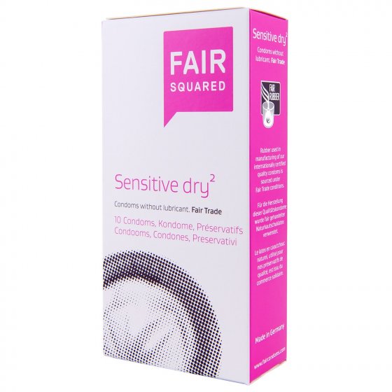 Fair Squared Fairtrade Sensitive Condoms x 10