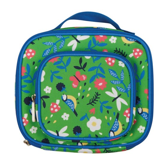 Frugi childrens soft insulated hedgerow pack a snack lunch bag on a white background