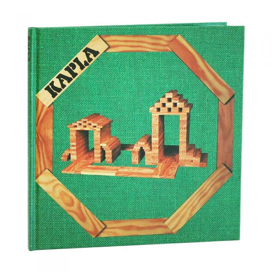 Kapla simple architecture art book on a white background