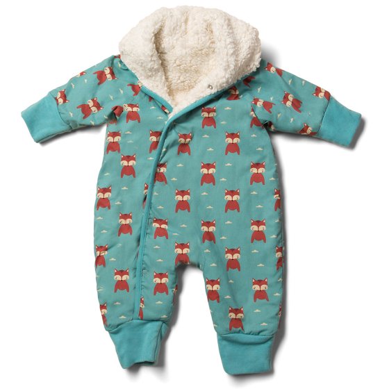 LGR Night Time Foxes Sherpa Snowsuit