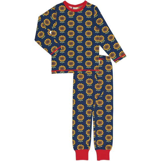Maxomorra Long Sleeve Sunflower Pyjama Set