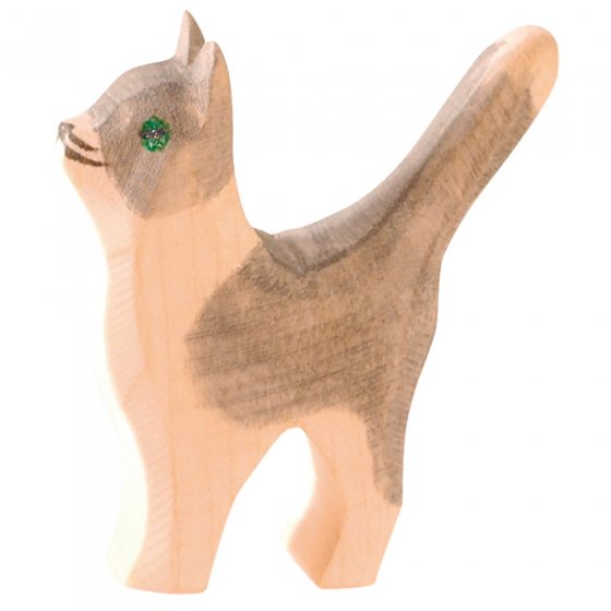 Ostheimer eco-friendly wooden cat toy on a white background