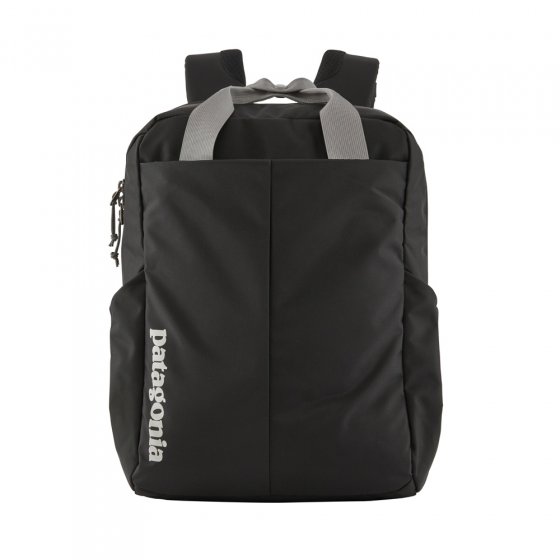 Patagonia 20l tamangito eco-friendly backpack in black on a white background