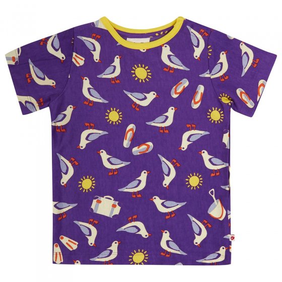 Piccalilly childrens all over printed seagull tshirt