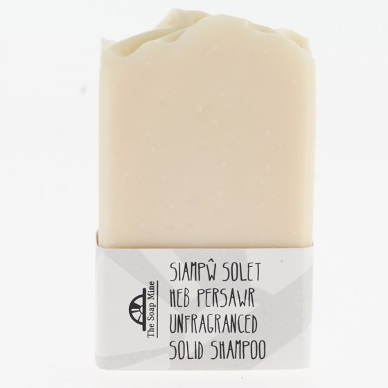 The Soap Mine Fragrance Free Solid Shampoo