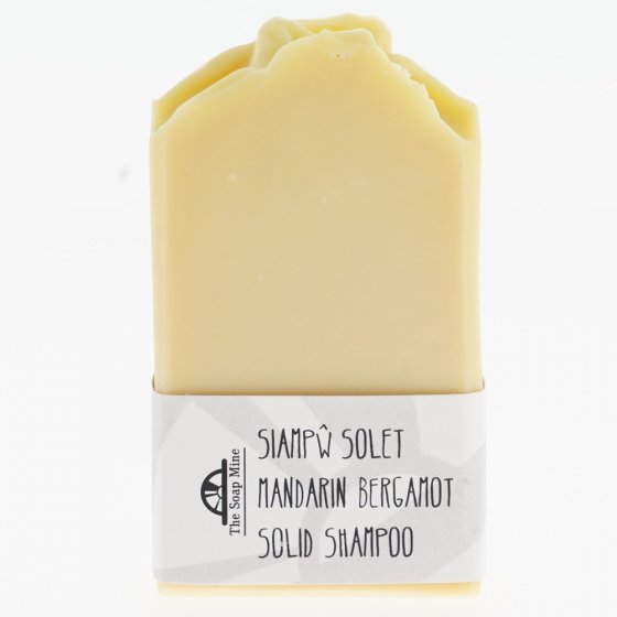 The Soap Mine Mandarin & Bergmot Solid Shampoo