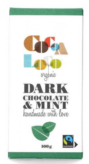 Cocoa Loco Dark Chocolate and Mint Bar