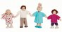 Plan Toys Dolls House Family - White Skin, Brown and Blonde Hair 