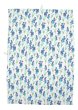 Cotton and linen blend kitchen tea towel with beautiful floral forget-me-not print from DUNS