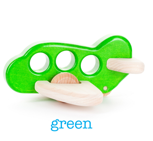 Bajo Airplane With 3 Windows - Green