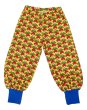 Organic cotton children baggy pants with classic small DUNS radish repeat print