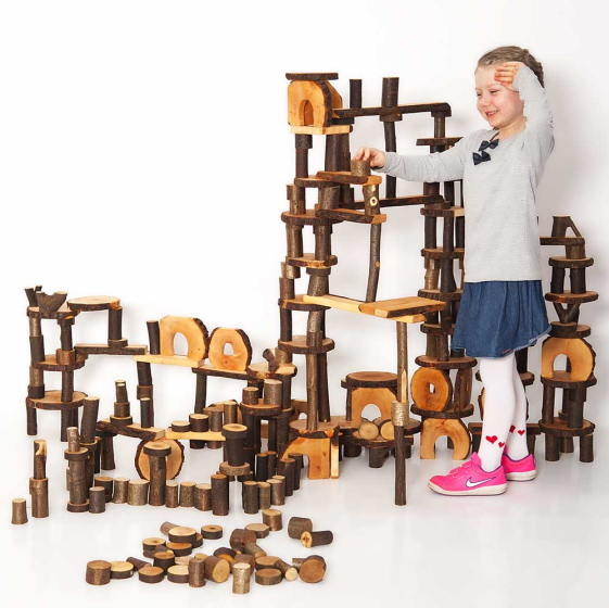 Magic Wood Eco Blocks Big Box - 330 Piece Set