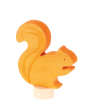 Grimm's Orange Squirrel Decorative Figure