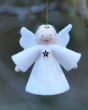 Ambrosius collectable hanging angel figure hanging in front of a grey background